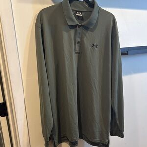 Under Armour Green Polo Shirt Classic Fit